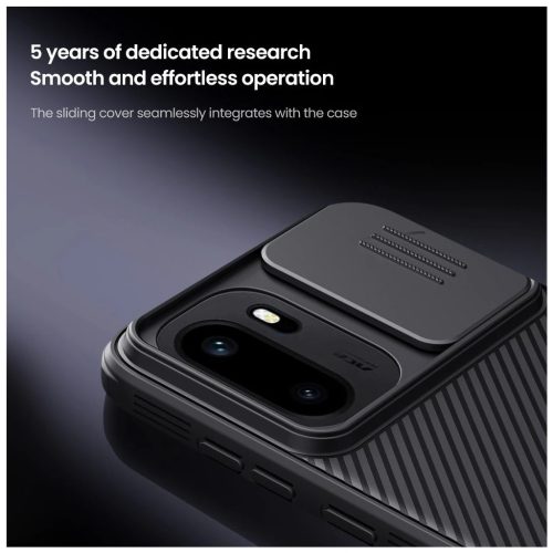 Nillkin CamShield PRO kemény tok OnePlus 15R készülékhez, fekete