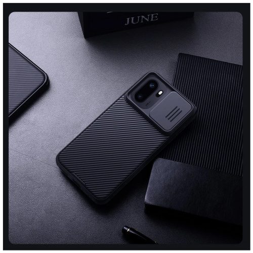 Nillkin CamShield PRO kemény tok OnePlus 15R készülékhez, fekete