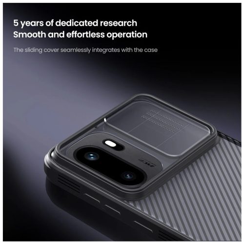Nillkin CamShield PRO kemény tok OnePlus 15R készülékhez átlátszó fekete
