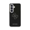 Guess PU 4G Resin Metal Logo tok Samsung Galaxy S26+ készülékhez fekete