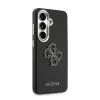 Guess PU 4G Resin Metal Logo tok Samsung Galaxy S26+ készülékhez fekete