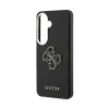 Guess PU 4G Resin Metal Logo tok Samsung Galaxy S26+ készülékhez fekete
