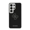 Guess PU 4G Resin Metal Logo tok Samsung Galaxy S26 Ultra készülékhez, fekete