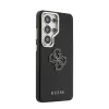 Guess PU 4G Resin Metal Logo tok Samsung Galaxy S26 Ultra készülékhez, fekete