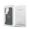 Guess PU 4G Resin Metal Logo tok Samsung Galaxy S26 Ultra készülékhez, fekete