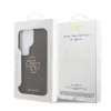 Guess PU 4G Resin Metal Logo tok Samsung Galaxy S26 Ultra készülékhez barna