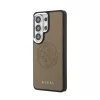 Guess PU-s perforált 4G logós mágneses tok Samsung Galaxy S26 Ultra készülékhez barna