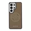 Guess PU-s perforált 4G logós mágneses tok Samsung Galaxy S26 Ultra készülékhez barna