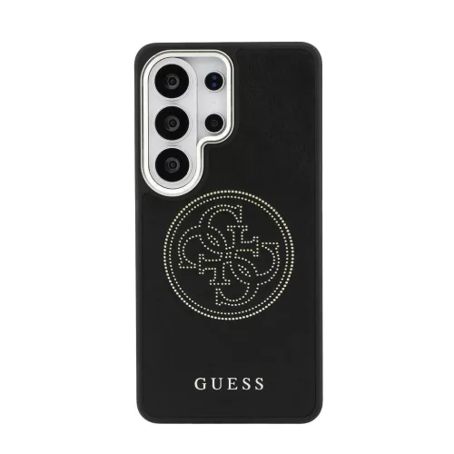 Guess PU Perforated 4G Logo mágneses tok Samsung Galaxy S26 Ultra készülékhez fekete