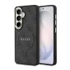 Guess műbőr 4G aranykeretes mágneses tok Samsung Galaxy S26+ készülékhez fekete