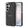 Guess műbőr 4G aranykeretes mágneses tok Samsung Galaxy S26+ készülékhez fekete