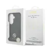 Guess PU bőr 4G Strass Logo arany keretes mágneses tok Samsung Galaxy S26 készülékhez, fekete