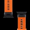 Tactical Tough Band szíj Apple Watch Ultra készülékhez biztonsági narancs/fekete
