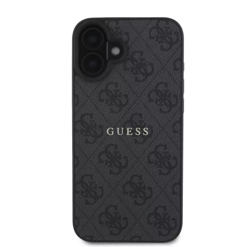 Guess PU 4G Classic Logo MagSafe tok iPhone 16 Plus készülékhez fekete