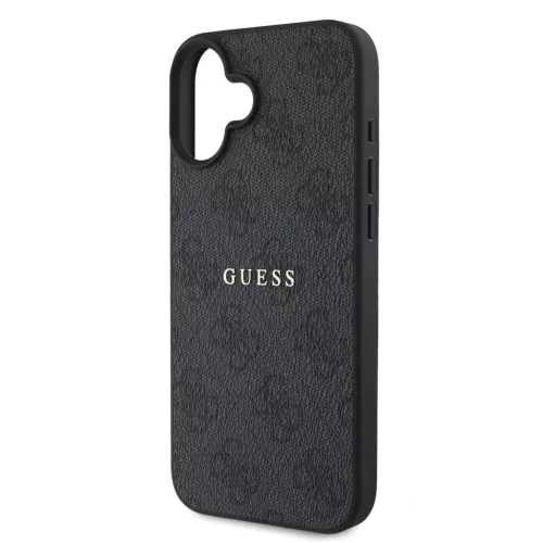 Guess PU 4G Classic Logo MagSafe tok iPhone 16 Plus készülékhez fekete