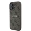 Guess PU 4G Classic Logo MagSafe tok iPhone 16 Plus készülékhez barna
