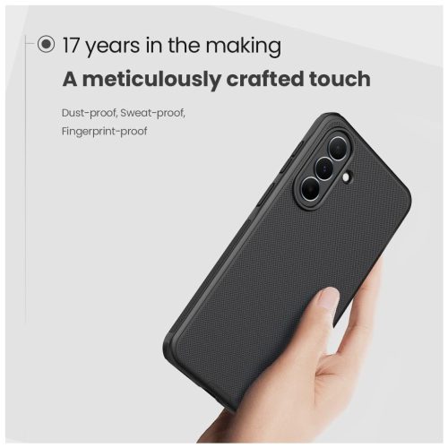 Nillkin Super Frosted PRO hátlaptok Samsung Galaxy A37 készülékhez, fekete