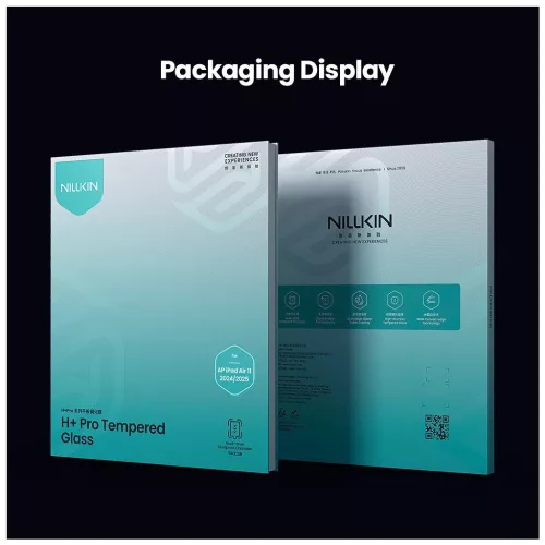 Nillkin H+ edzett üvegfólia 0,4 mm iPad Air 11 2024/2025 készülékhez applikátorral