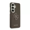 Guess PU 4G gyanta-fém logós tok Samsung Galaxy S26 készülékhez barna