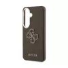 Guess PU 4G gyanta-fém logós tok Samsung Galaxy S26 készülékhez barna
