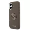 Guess PU Resin Logo tok iPhone 17 készülékhez barna