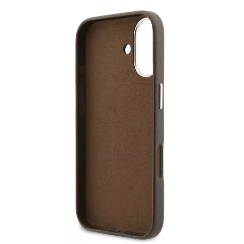 Guess PU Resin Logo tok iPhone 17 készülékhez barna