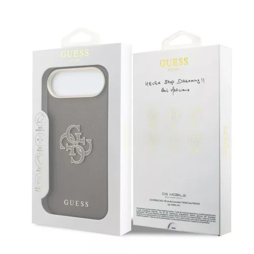 Guess PU Resin Logo tok iPhone Air készülékhez barna