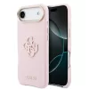 Guess PU Resin Logo tok iPhone Air készülékhez rózsaszín