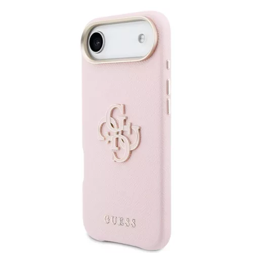 Guess PU Resin Logo tok iPhone Air készülékhez rózsaszín