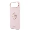 Guess PU Resin Logo tok iPhone Air készülékhez rózsaszín