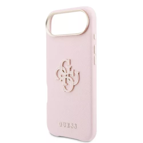 Guess PU Resin Logo tok iPhone Air készülékhez rózsaszín