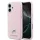 Karl Lagerfeld PU Karl and Choupette Heads Pins MagSafe tok iPhone 17 készülékhez rózsaszín