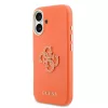 Guess PU Resin Logo tok iPhone 17 készülékhez narancssárga