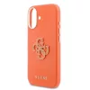 Guess PU Resin Logo tok iPhone 17 készülékhez narancssárga