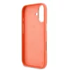 Guess PU Resin Logo tok iPhone 17 készülékhez narancssárga