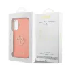 Guess PU Resin Logo tok iPhone 17 készülékhez narancssárga