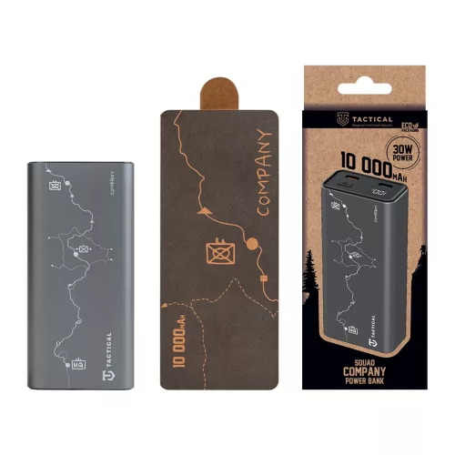 Tactical Squad Company 30W 10000mAh hordozható töltő
