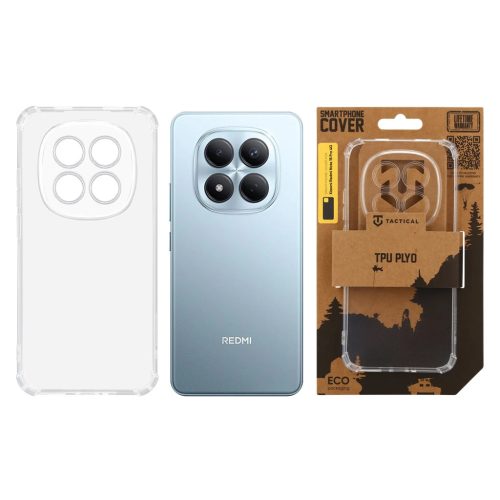 Tactical TPU Plyo tok Xiaomi Redmi Note 15 Pro 4G készülékhez átlátszó
