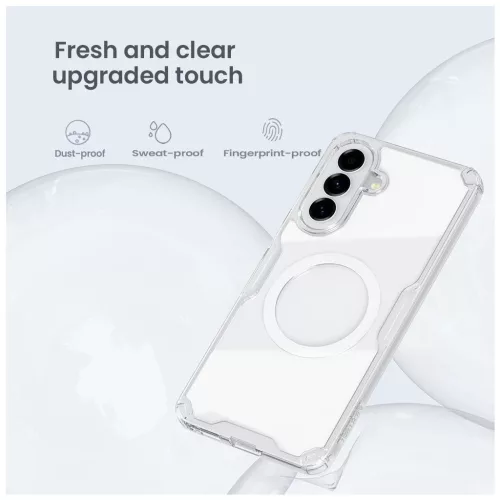 Nillkin Nature TPU PRO mágneses tok Samsung Galaxy A57 készülékhez, átlátszó
