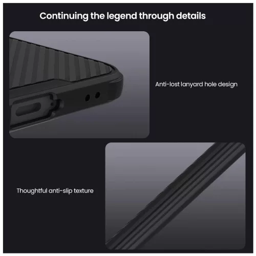 Nillkin CamShield PRO keménytok Samsung Galaxy A57 készülékhez fekete