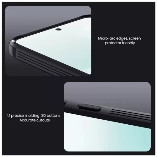 Nillkin CamShield PRO keménytok Samsung Galaxy A57 készülékhez fekete