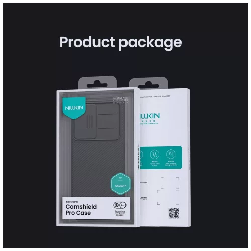 Nillkin CamShield PRO keménytok Samsung Galaxy A57 készülékhez fekete