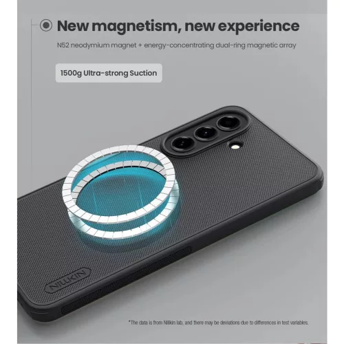 Nillkin Super Frosted PRO mágneses hátlaptok Samsung Galaxy A57 készülékhez, fekete