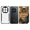 Tactical Quantum Stealth tok Xiaomi Redmi Note 15 Pro+ 5G és Poco M8 Pro készülékekhez átlátszó/fekete