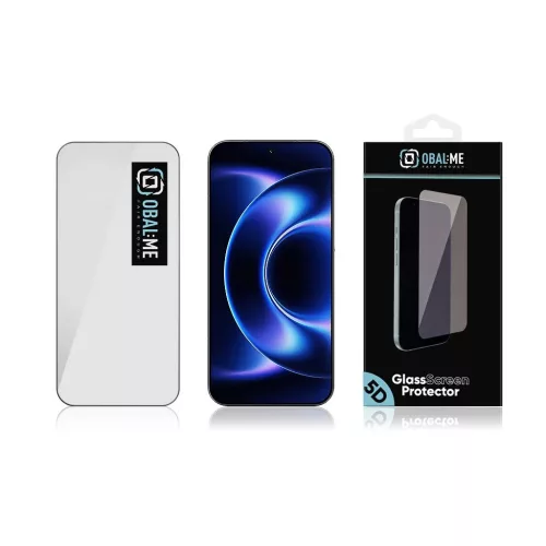 OBAL:ME 5D üveg kijelzővédő Xiaomi 17 Ultra készülékhez fekete