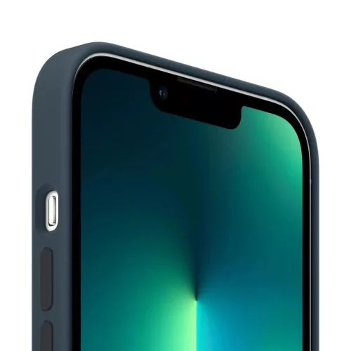 Apple szilikon MagSafe tok iPhone 13 Pro Max készülékhez mélykék (sérült csomagolás)
