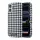 Karl Lagerfeld PU Houndstooth Resin Plate MagSafe tok iPhone 17 készülékhez fekete