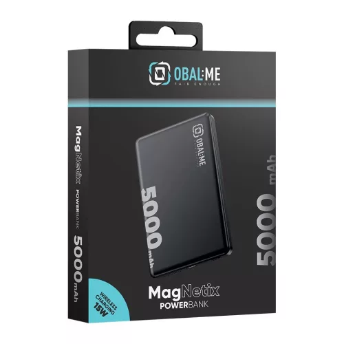 OBAL:ME MagNetix külső akkumulátor 5000mAh fekete