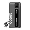 OBAL:ME CablePulse külső akkumulátor 20000mAh 22,5W fekete