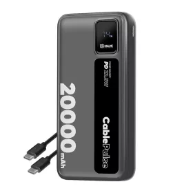   OBAL:ME CablePulse külső akkumulátor 20000mAh 22,5W fekete